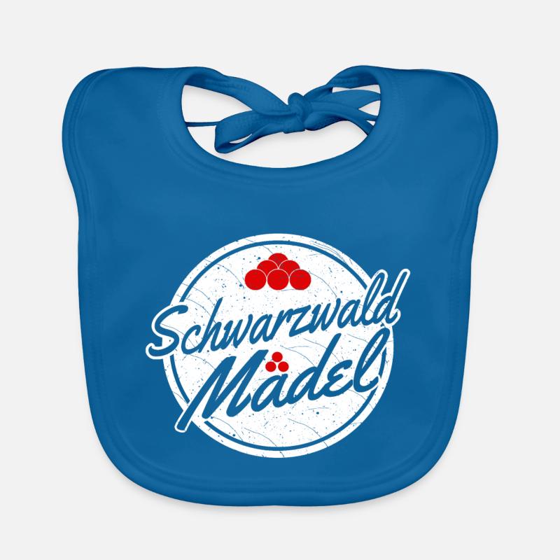 Schwarzwald Mädchen Mädel Frau Geschenkidee Baby Bio-Lätzchen