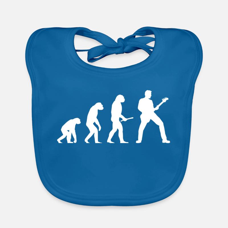 Guitar Evolution - Guitars Guitar Playercuteblacki Organic Baby Bibs