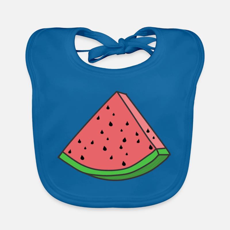 Pastèque Pastèque Pièces de pastèque Bavoir bio Bébé
