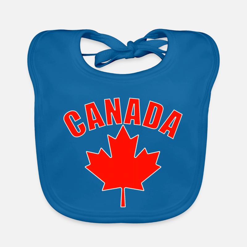 Maple Leaf Canada Organic Baby Bibs