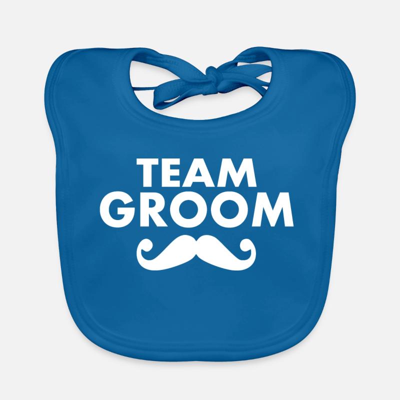 Team groom Organic Baby Bibs