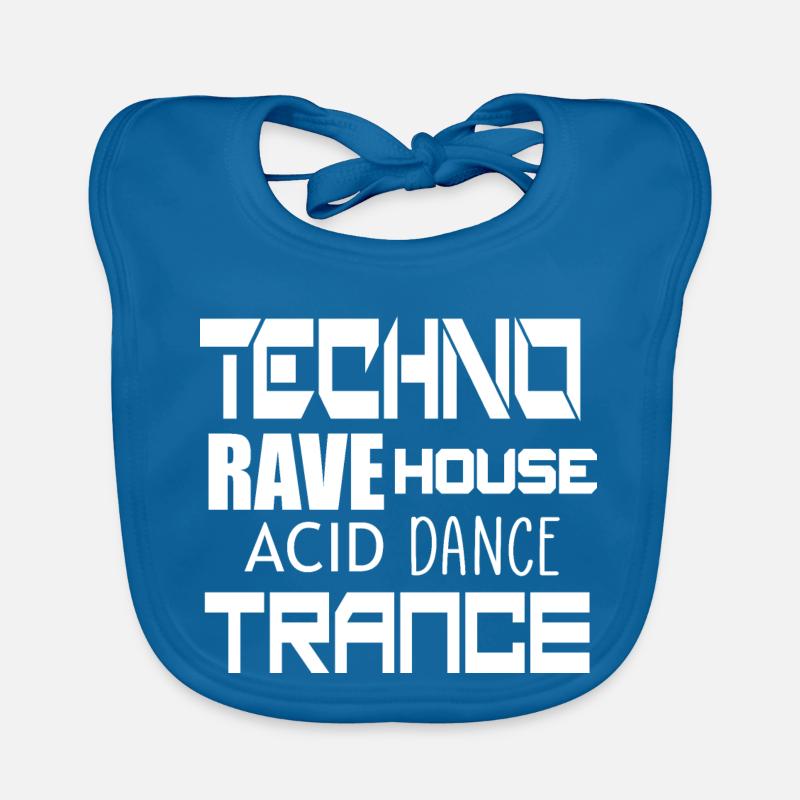 Techno Trance Tanz Baby Bio-Lätzchen