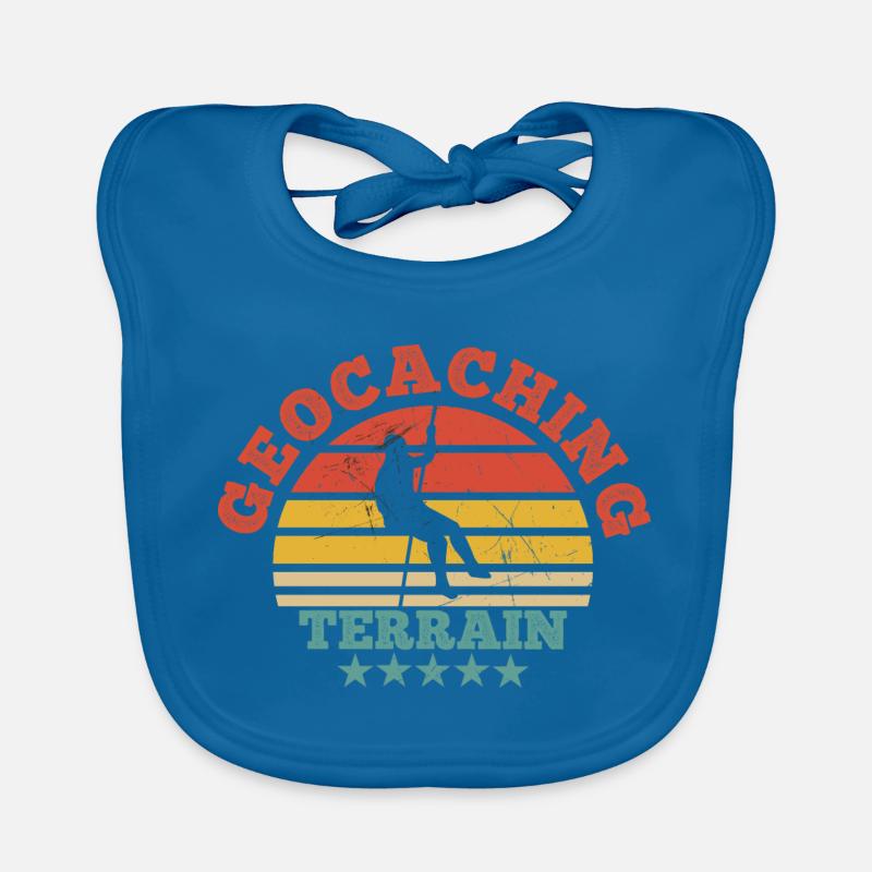 Geocaching Difficulty Terrain 5 stars Organic Baby Bibs