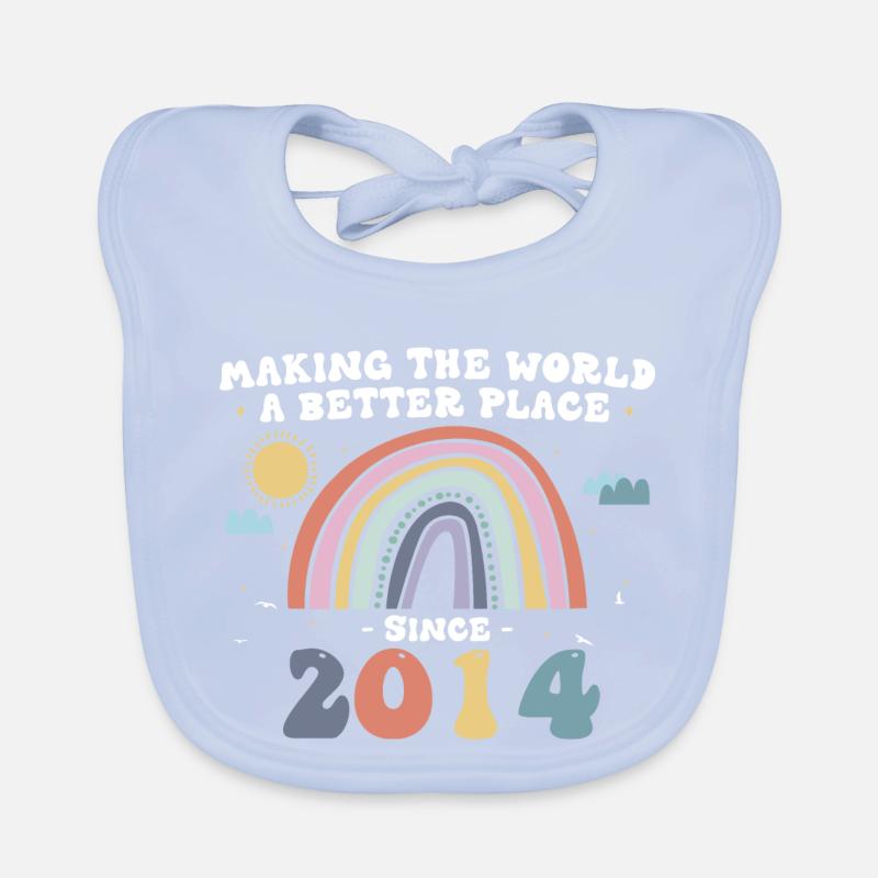 Making The World a Better Place Since 2014, 9th Organic Baby Bibs