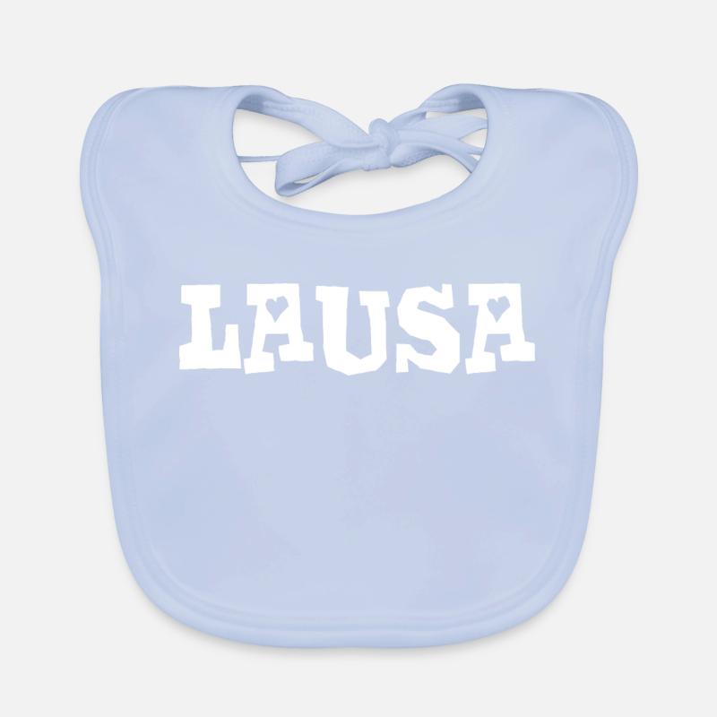 Lausa - Lauser - frech, Austrian dialect Organic Baby Bibs