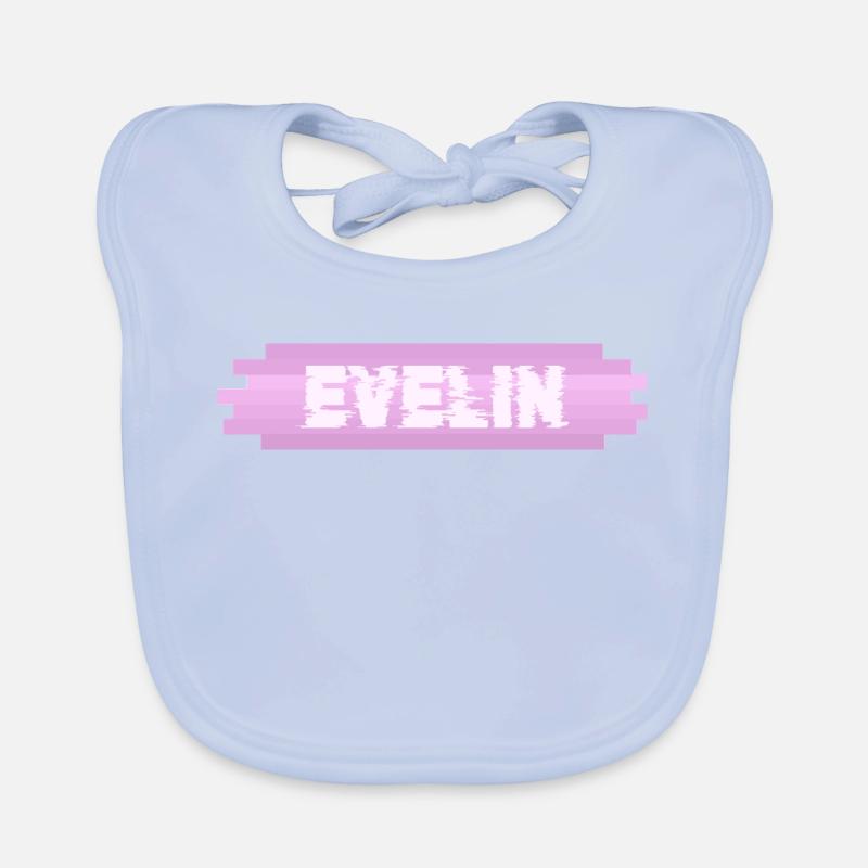 Geschenk für Evelin Baby Bio-Lätzchen