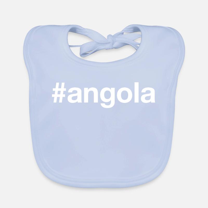 Angola Hashtag Baby Bio-Lätzchen