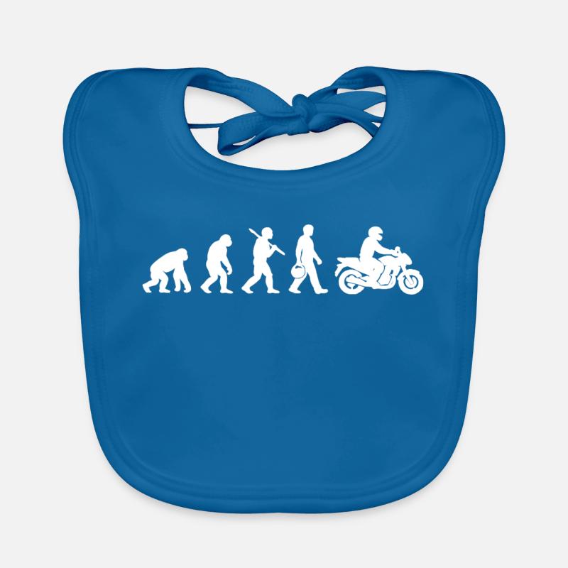 Evolution to a motorcycle Organic Baby Bibs
