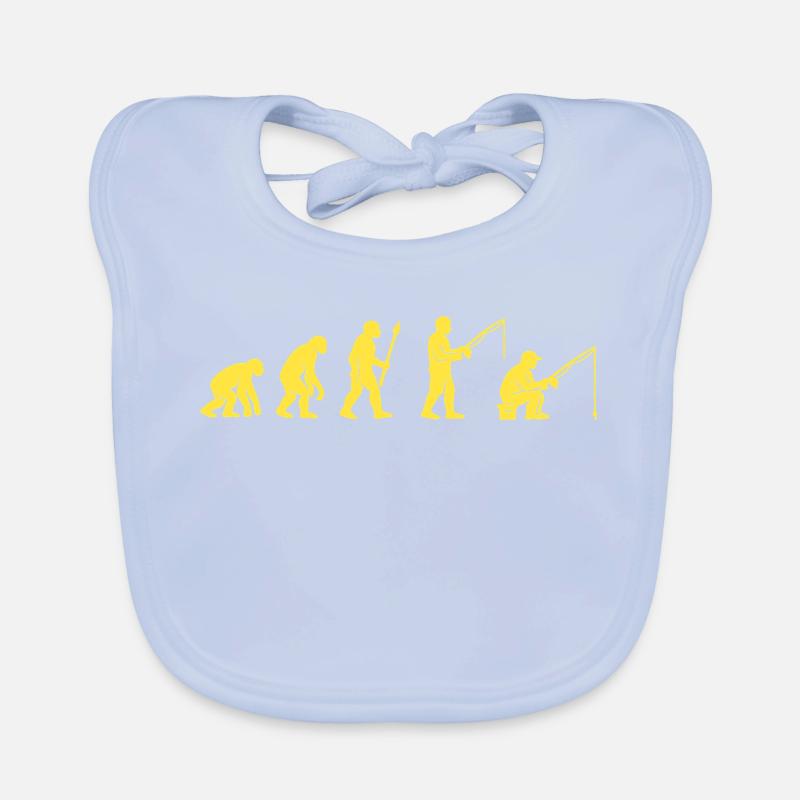 Fischereievolution Pfad Design Baby Bio-Lätzchen