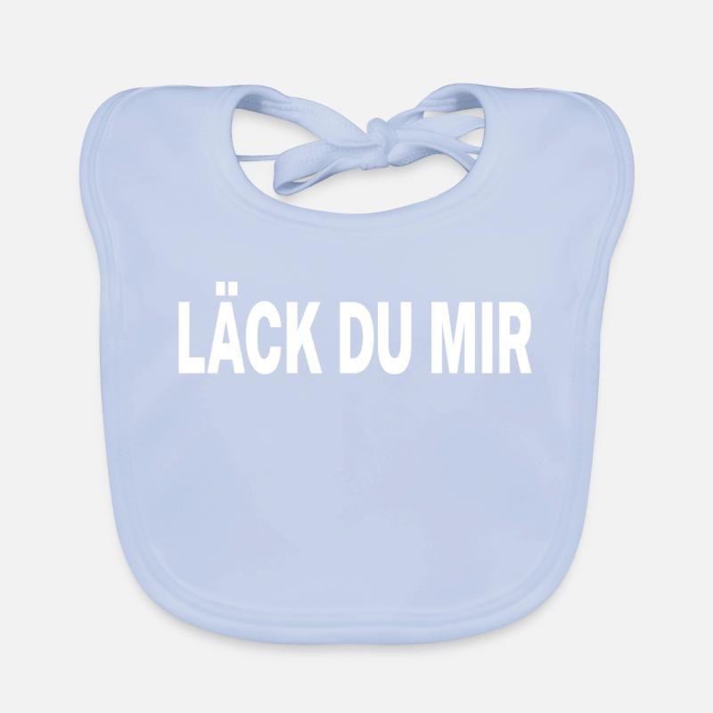 Läck du mir - Schweizerdeutsch Baby Bio-Lätzchen