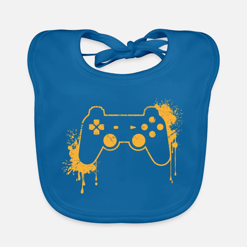 CONTROLLER RETRO i gult Økologisk babysmekke