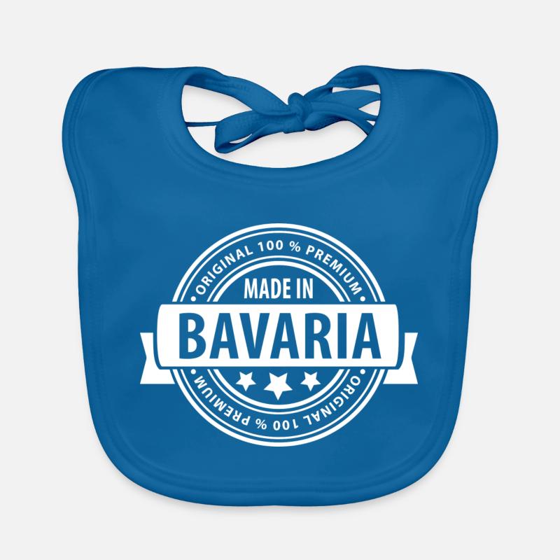 Fabriqué en BAVIERE Bavoir bio Bébé