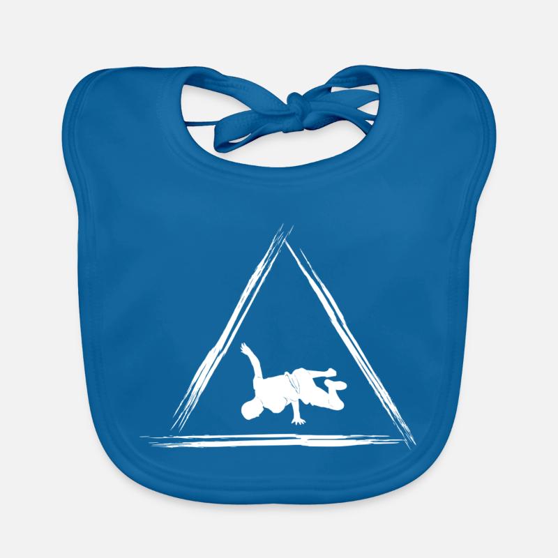 break dancing Organic Baby Bibs