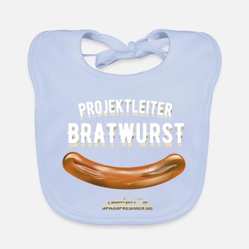 Projektleiter Bratwurst das Original Grill Design Baby Bio-Lätzchen
