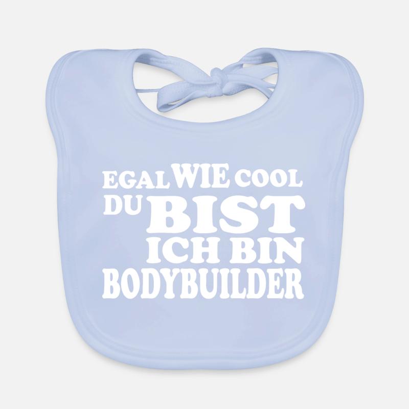Bodybuilder Baby Bio-Lätzchen