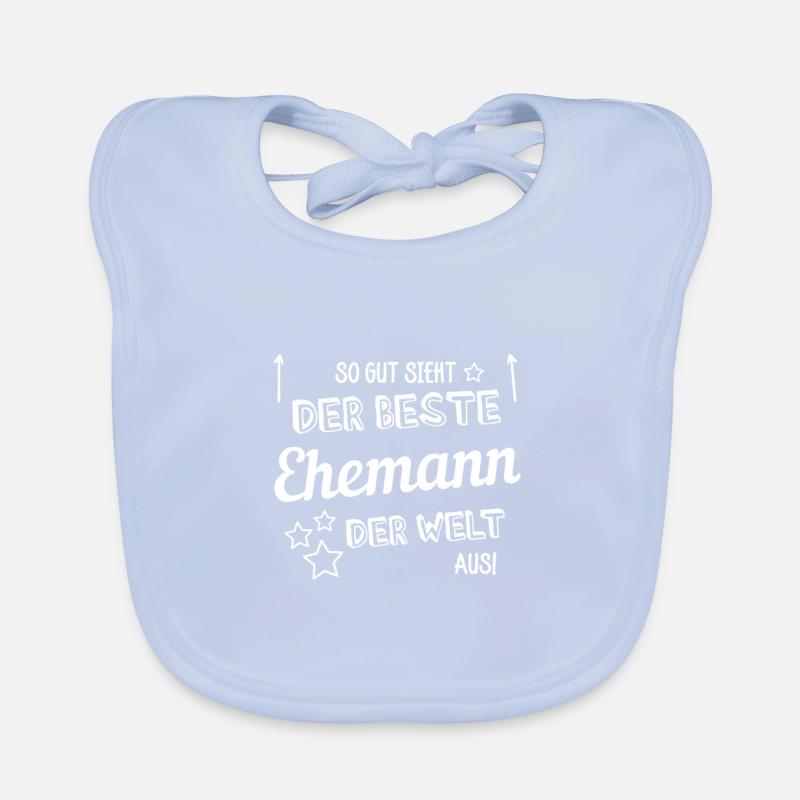 So sieht der beste Ehemann der Welt aus Baby Bio-Lätzchen