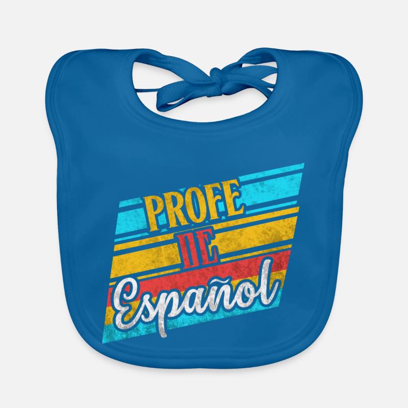 Profe De Espanol Spanisch Lehrer Geschenke Kostüm Baby Bio-Lätzchen