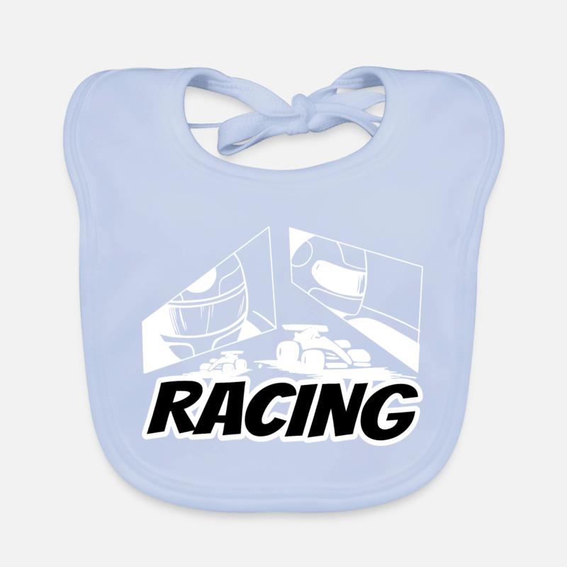 Course de compétition course le temps le plus rapide possible Bavoir bio Bébé