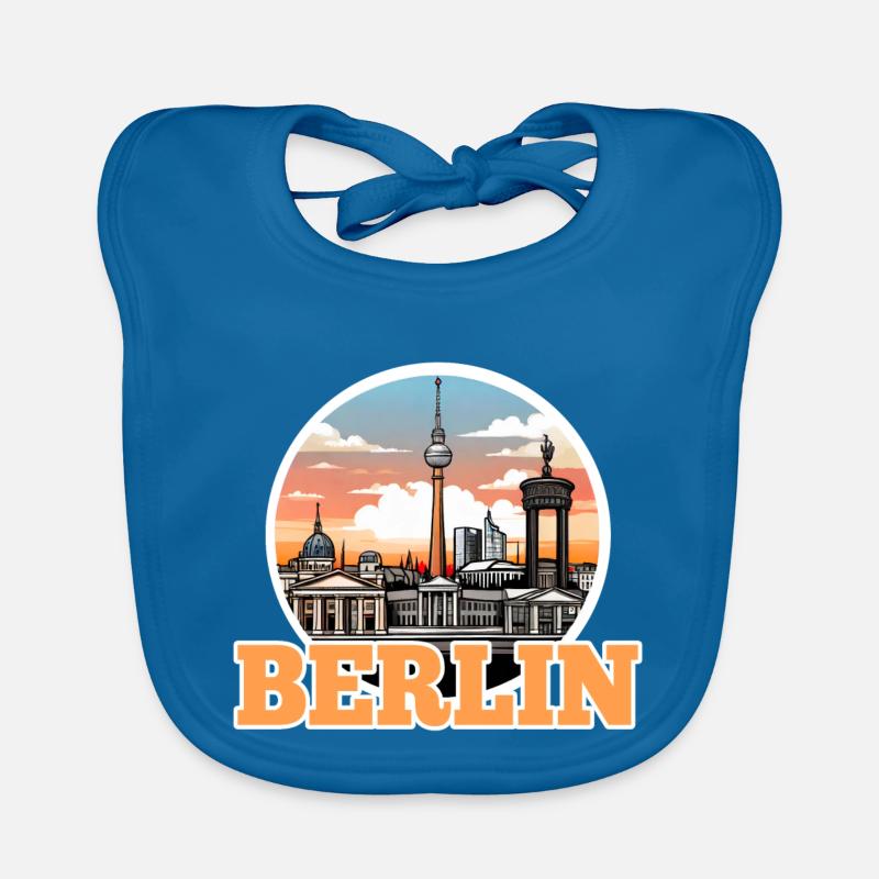 Ligne d’horizon de Berlin Bavoir bio Bébé