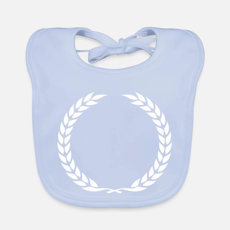 Couronne de laurier Couronne Bavoir bio Bébé