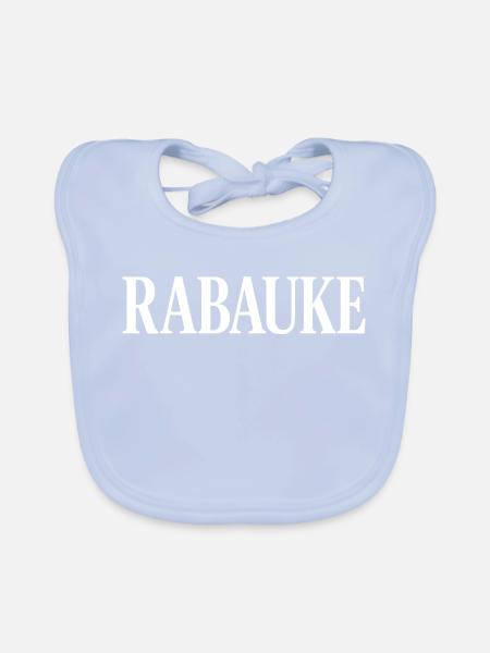 Loubard - Bavoir bio Bébé - bleu ciel - Devant