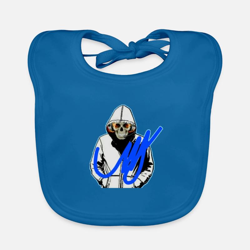 MickyBlue LOGO Bavoir bio Bébé
