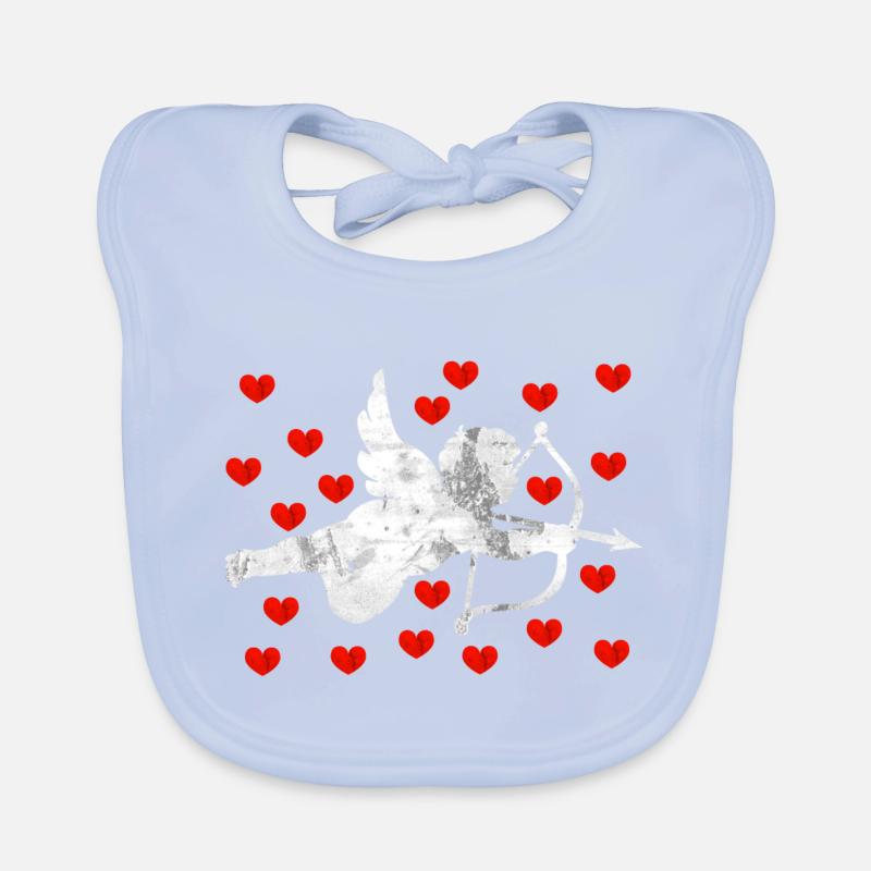 Ange cupidon Bavoir bio Bébé