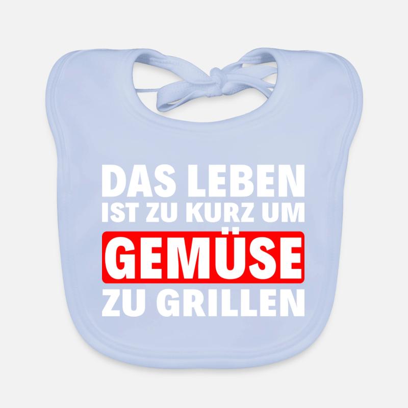 Barbecue - vegetables Organic Baby Bibs