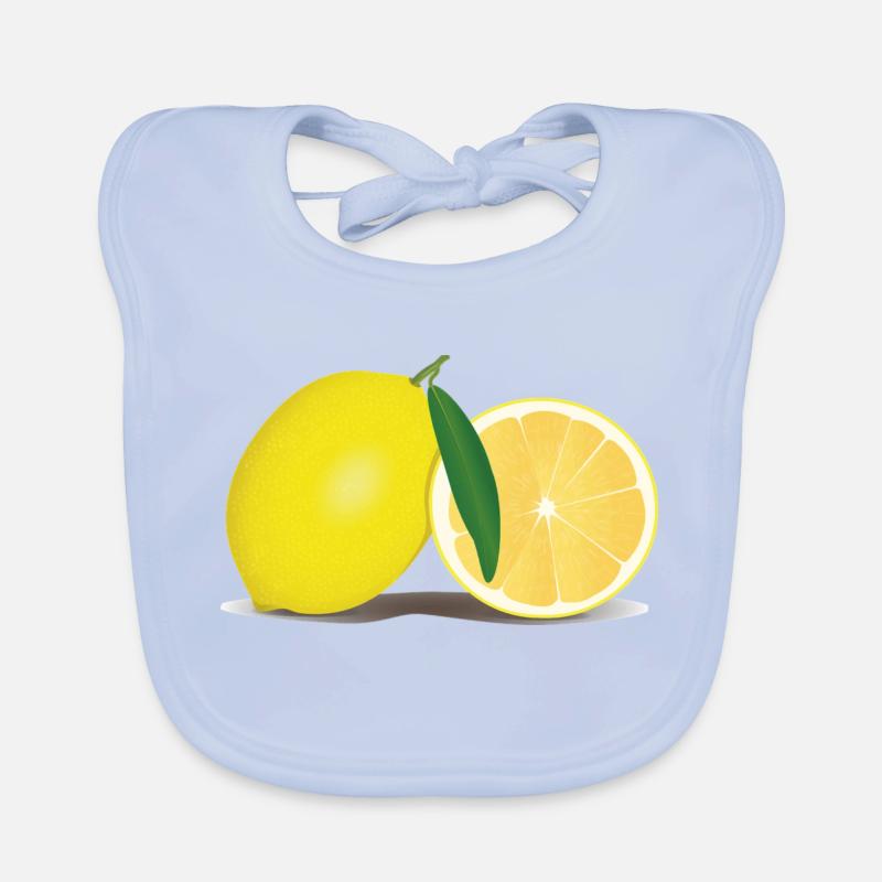 lemon Organic Baby Bibs