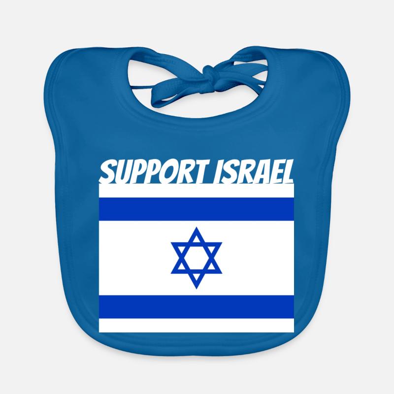 Support Israel Organic Baby Bibs