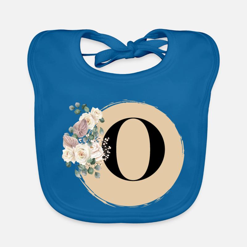 letter O Organic Baby Bibs