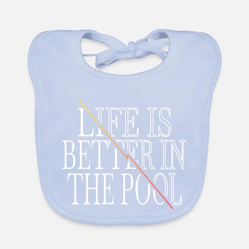 swimmer birthday present idea gift idea Organic Baby Bibs