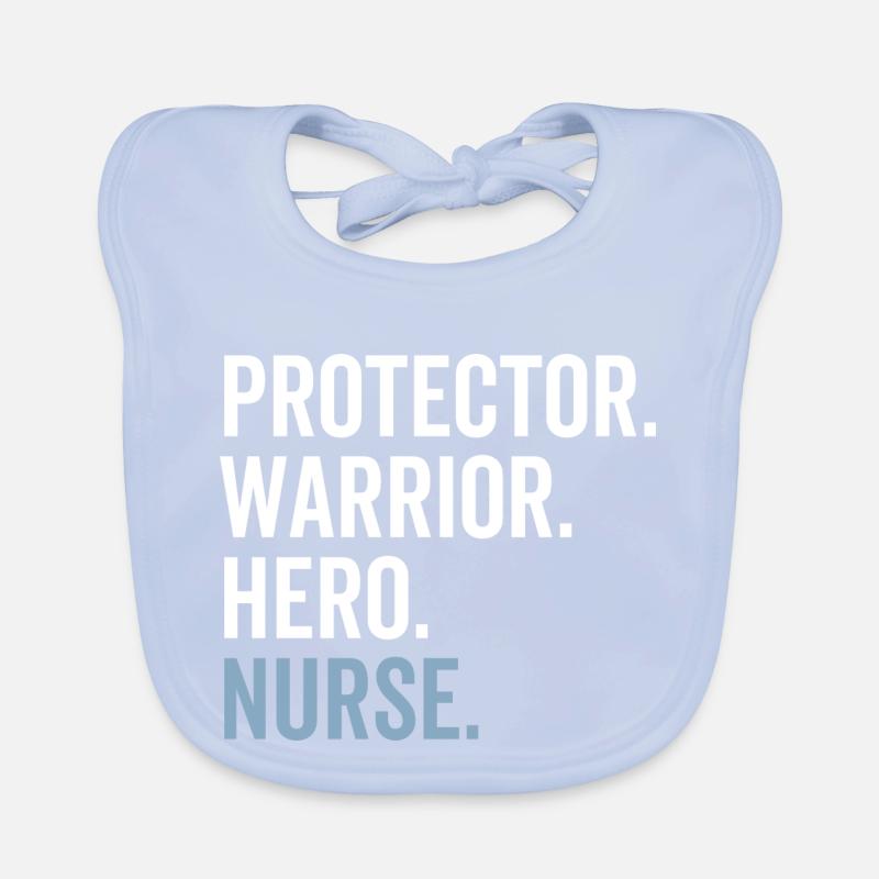 Protector Krieger Held Krankenschwester Baby Bio-Lätzchen