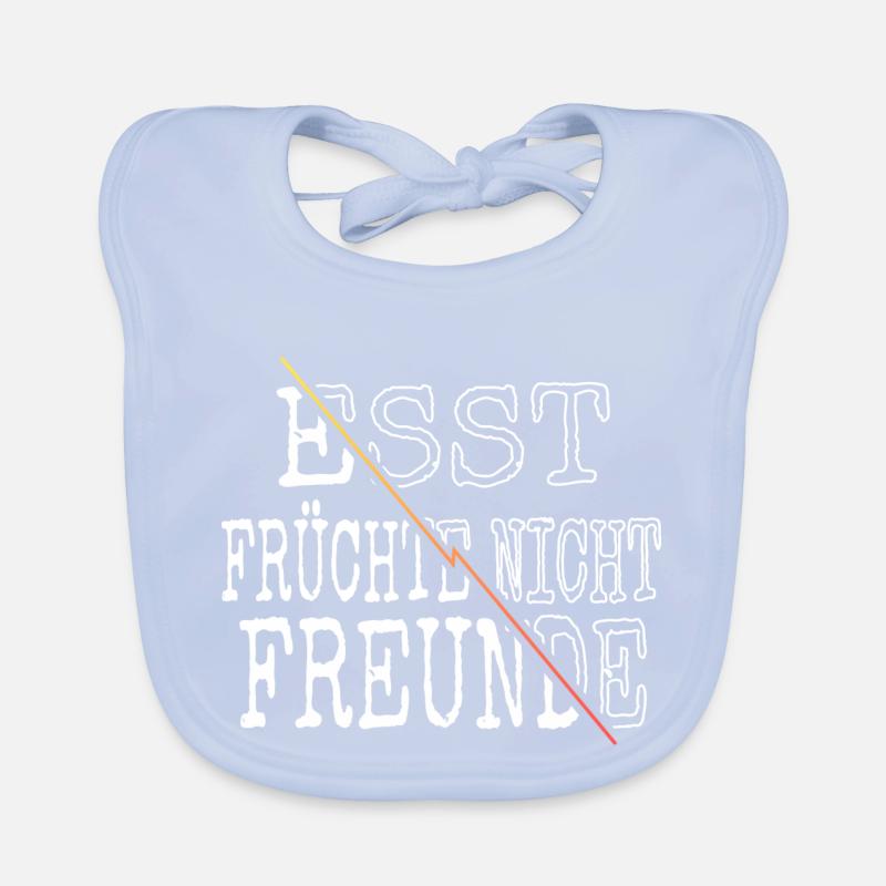 vegan fleischloses essen geburtstagsgeschenkidee Baby Bio-Lätzchen