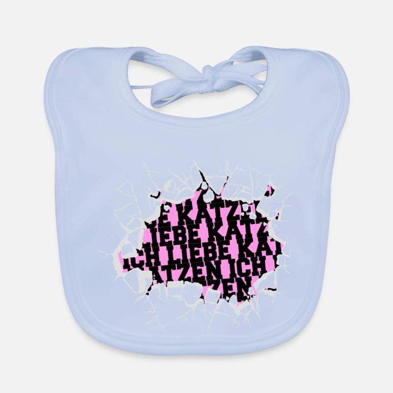 witzig statement spruch großkatze geschenkidee Baby Bio-Lätzchen