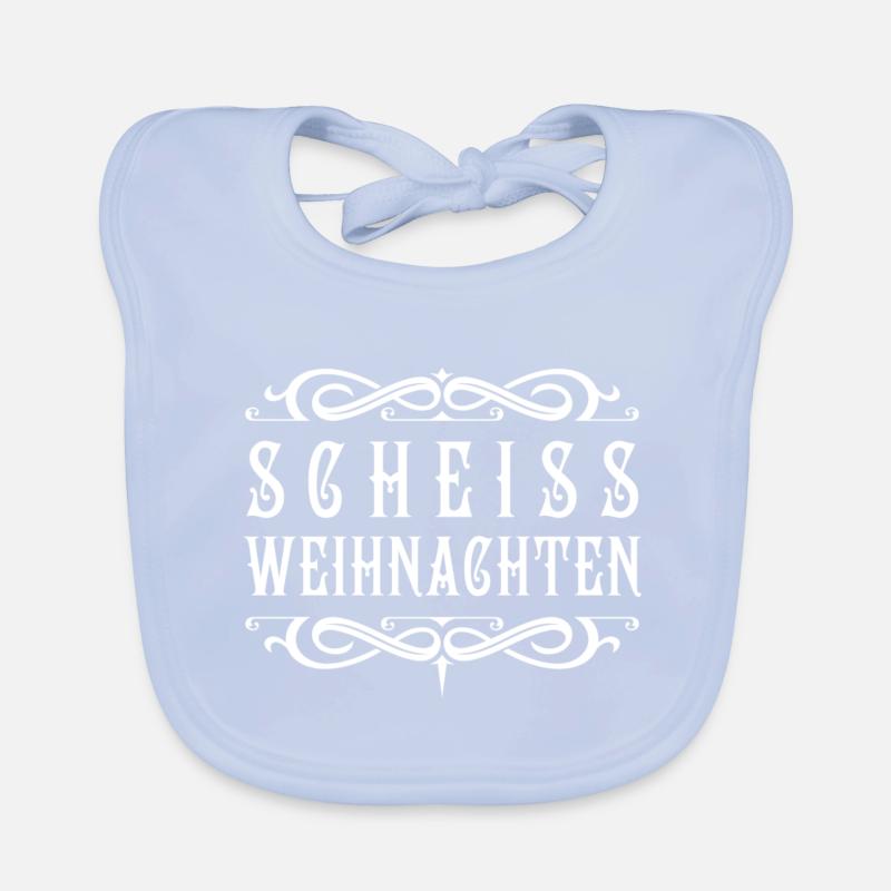 Scheiss Weihnachten Baby Bio-Lätzchen