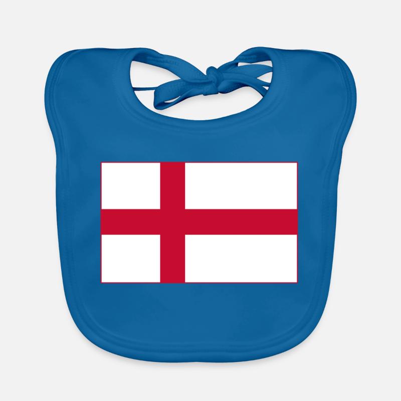 Drapeau de l’Angleterre Bavoir bio Bébé