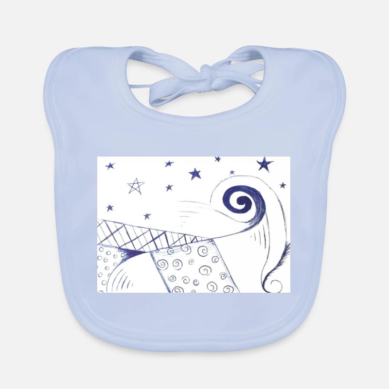 Modern Art Organic Baby Bibs