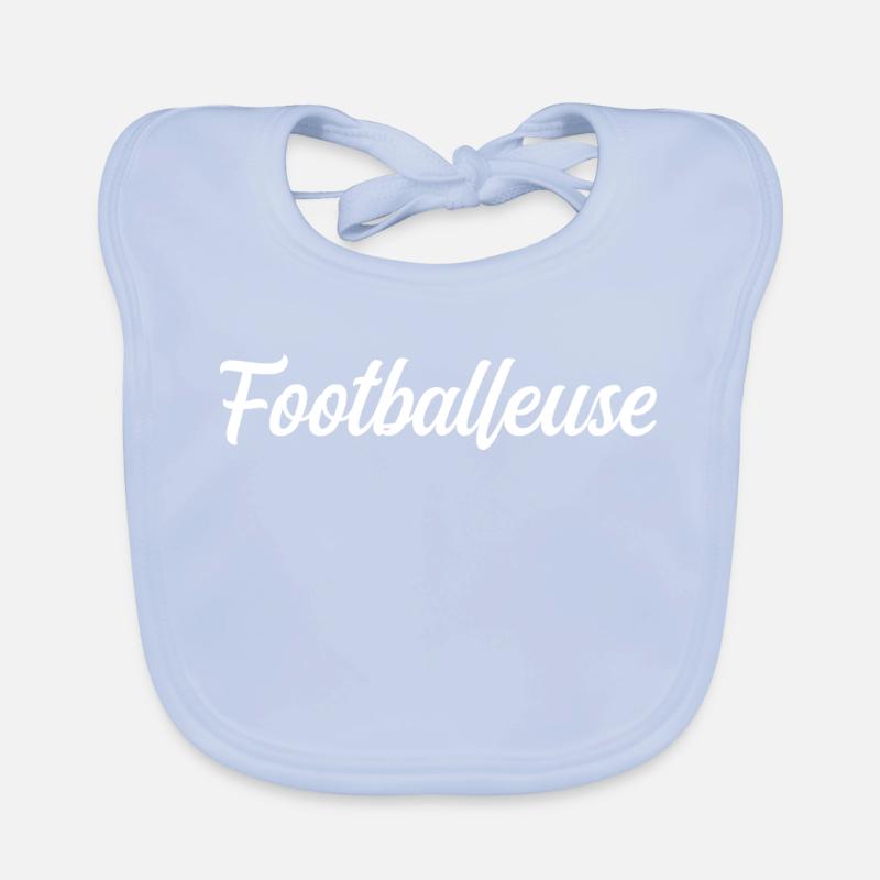 Fußballspieler Baby Bio-Lätzchen