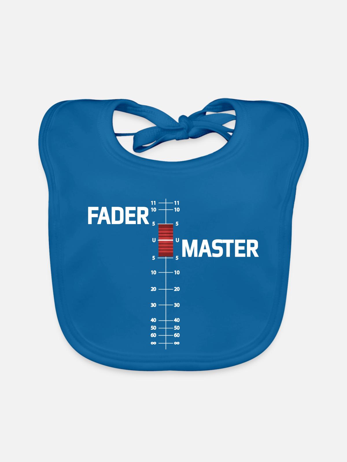 FADER MASTER - Baby Bio-Lätzchen - Pfauenblau - Vorne