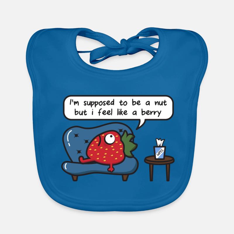 Strawberry Supposed Nut Fruit Feeling Therapy Sofa Organic Baby Bibs