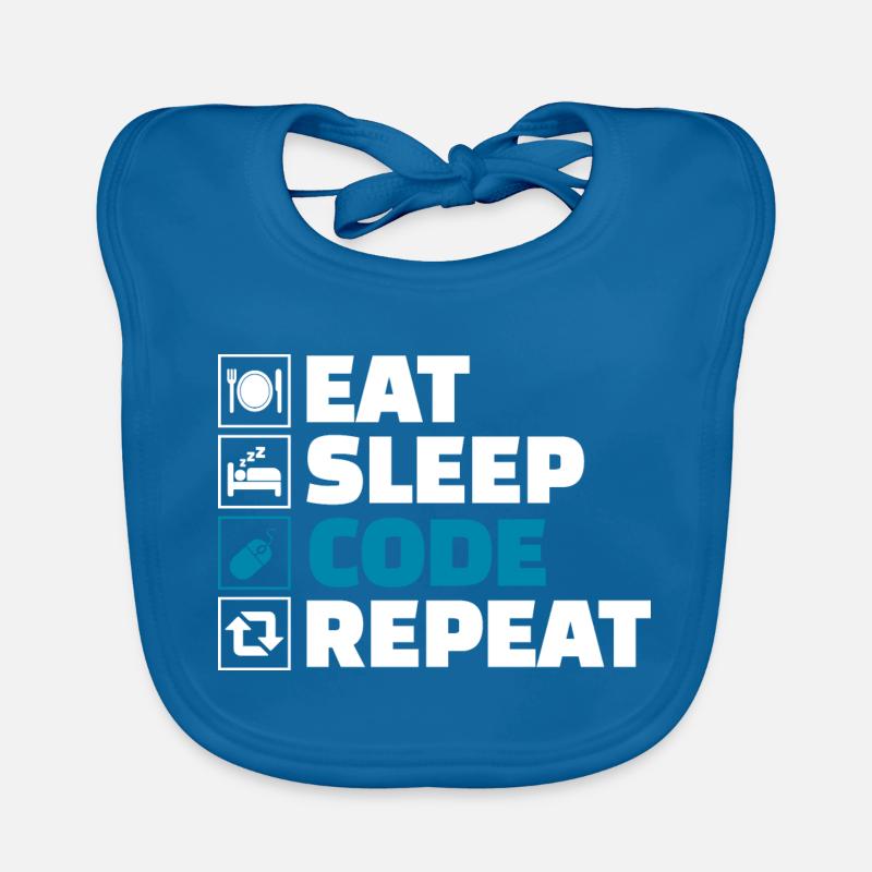 Mangez développeur de code de sommeil Bavoir bio Bébé