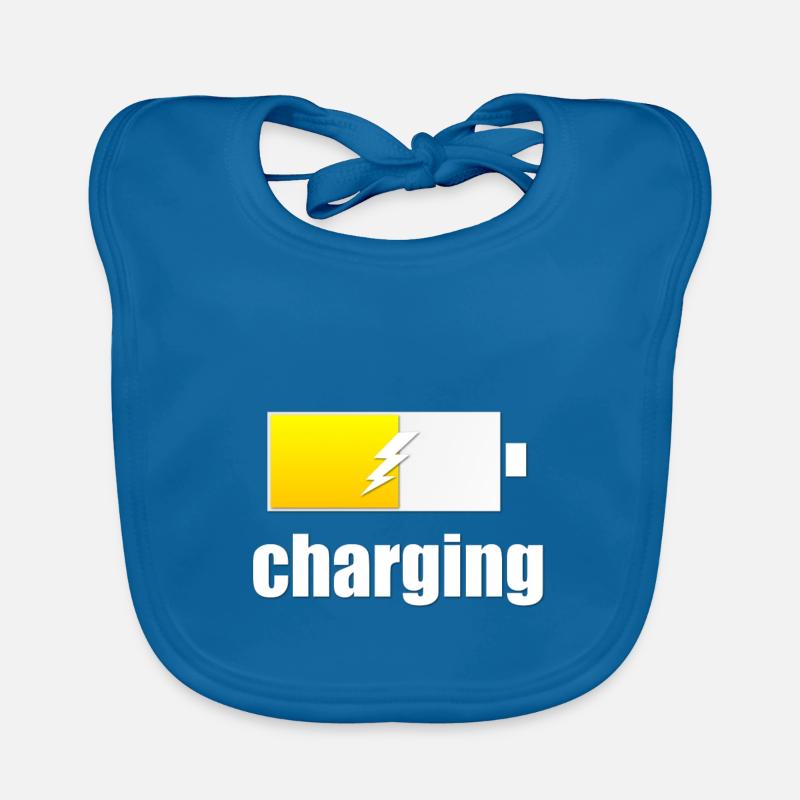 Charge - Charge - Bavoir bio Bébé - bleu paon
