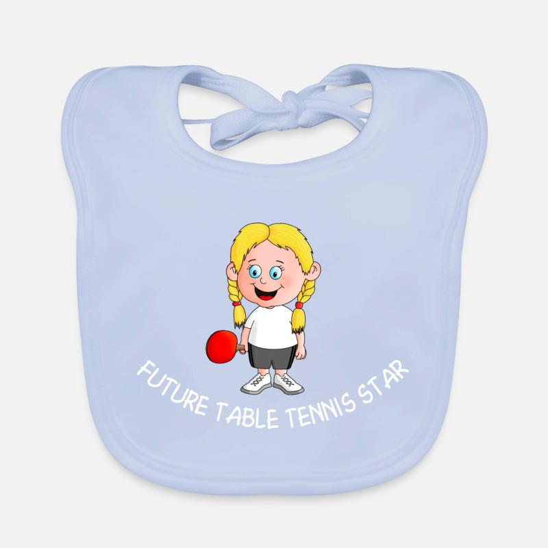 Joueuse de tennis de table junior talent Bavoir bio Bébé