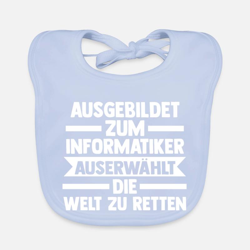 IT Fachmann Informatik Programmierer Informatiker Baby Bio-Lätzchen