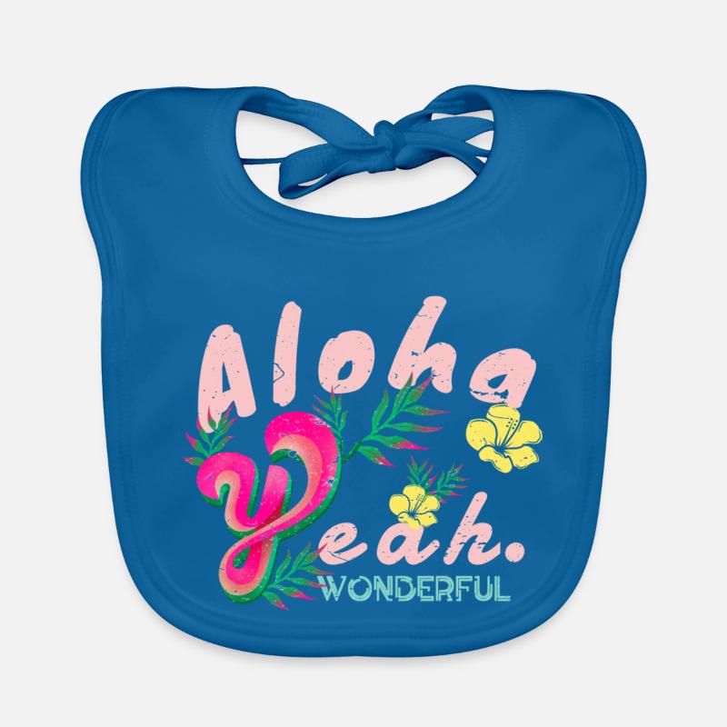 Beach Day - -Aloha Organic Baby Bibs