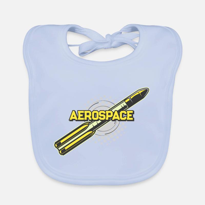Fusée spatiale Scifi Bavoir bio Bébé