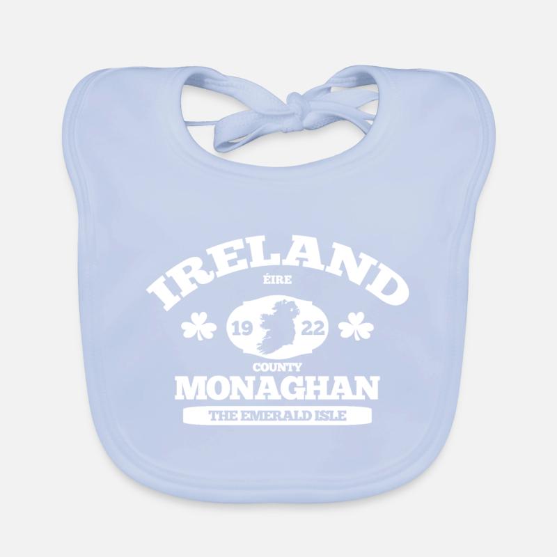 Monaghan, Irland. Klassisches irisches Design Baby Bio-Lätzchen