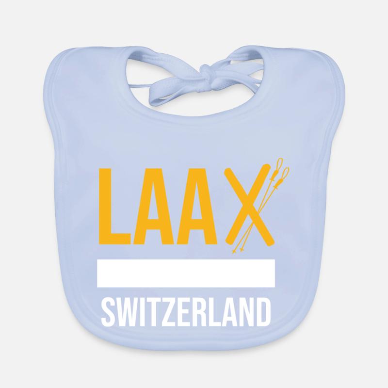 Laax, der Graubündner Traum Baby Bio-Lätzchen