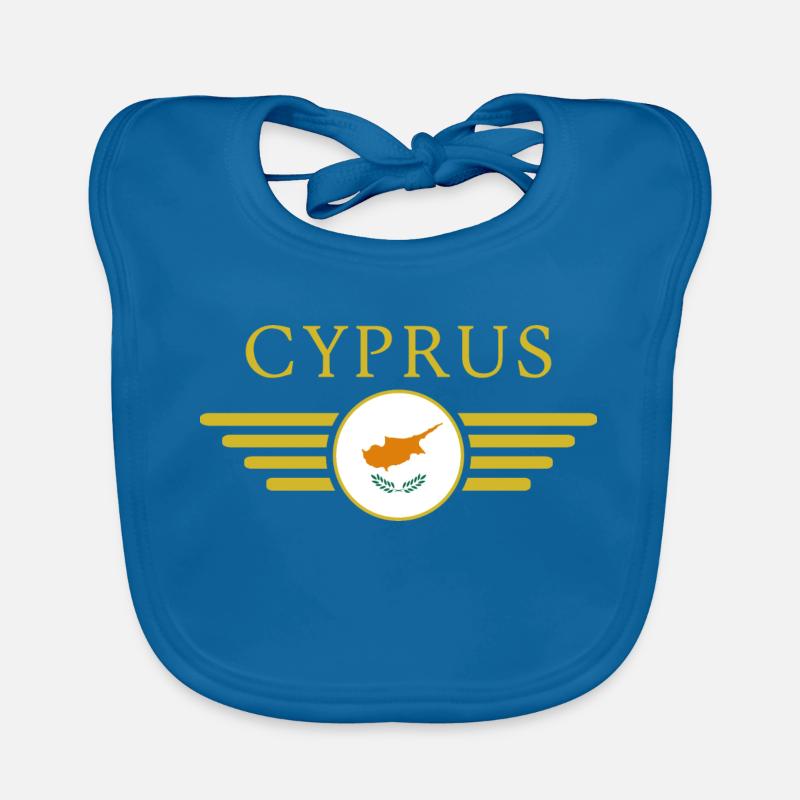 J’aime Chypre, T-shirt design de style élégance Bavoir bio Bébé